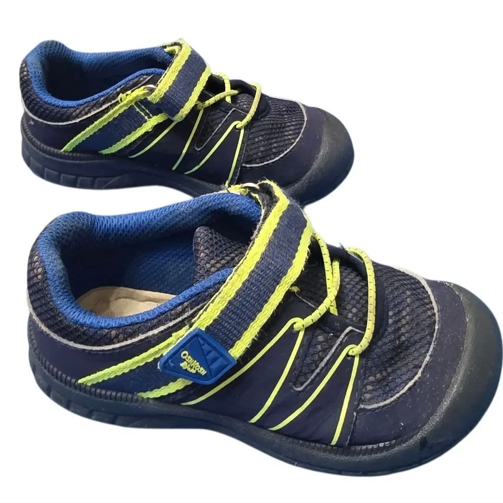 Oshkosh B'Gosh Navy and Yellow Sneakers